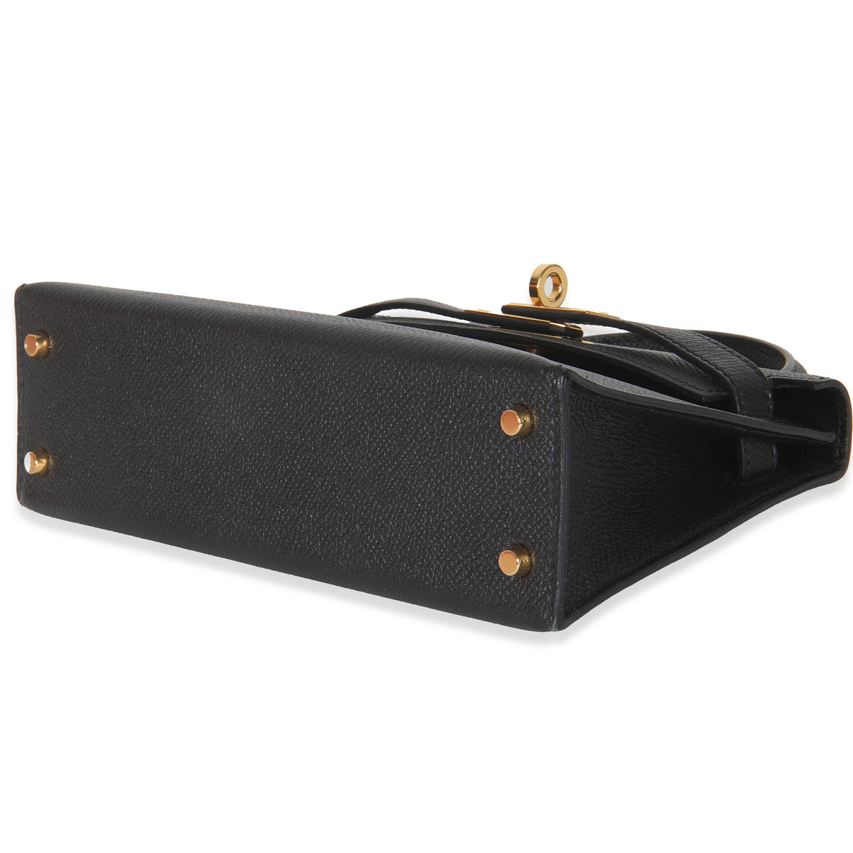 Black Epsom Sellier Mini Kelly II 20 GHW