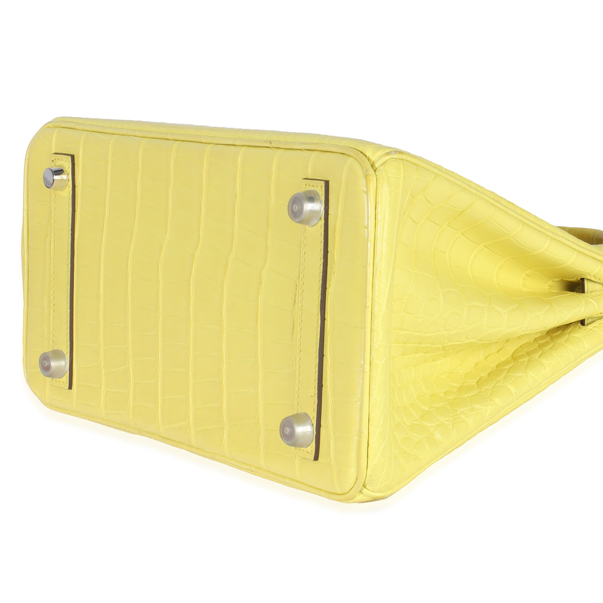 Lime Mississippiensis Matte Alligator Birkin 25 PHW