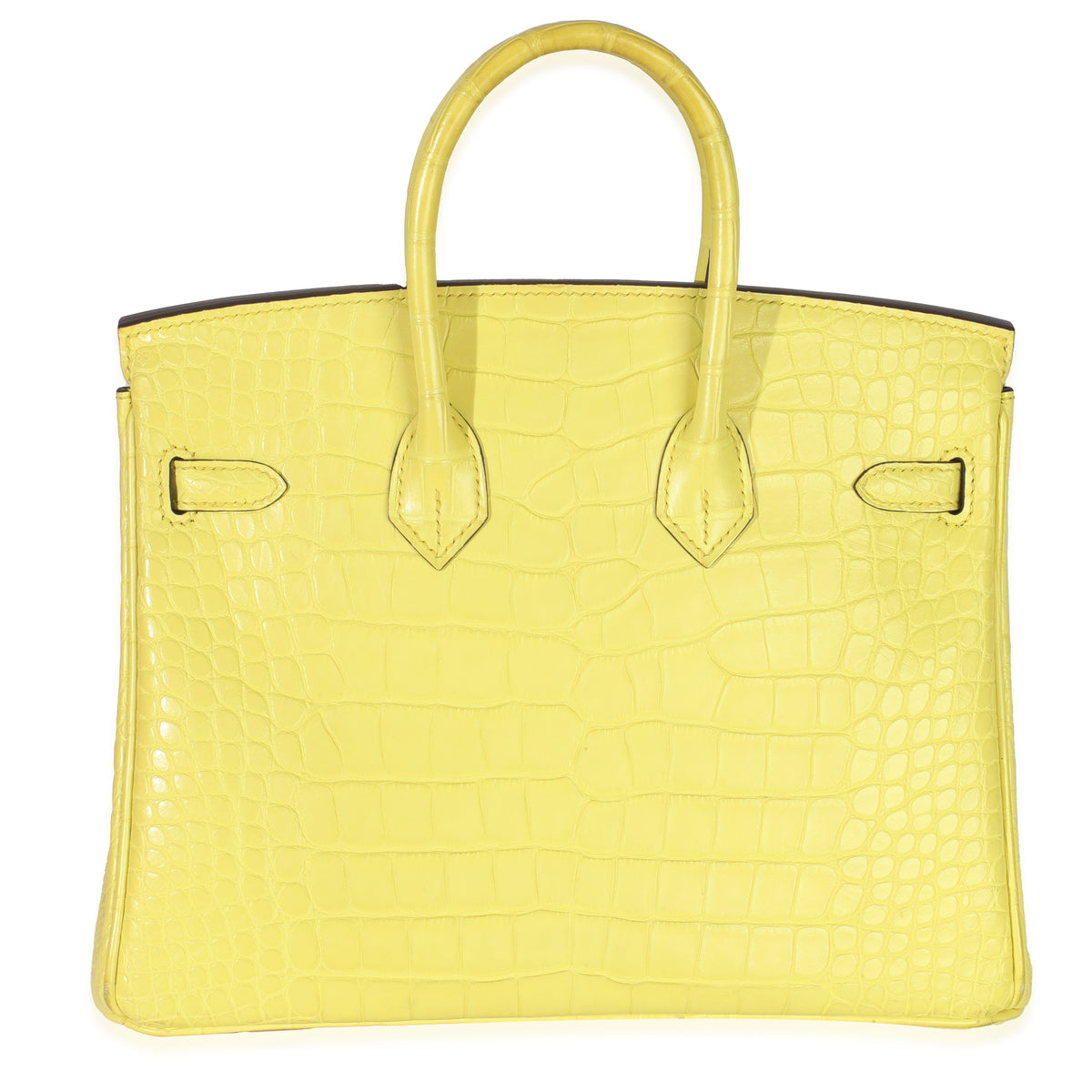 Lime Mississippiensis Matte Alligator Birkin 25 PHW