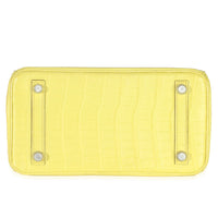 Lime Mississippiensis Matte Alligator Birkin 25 PHW