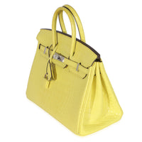 Lime Mississippiensis Matte Alligator Birkin 25 PHW