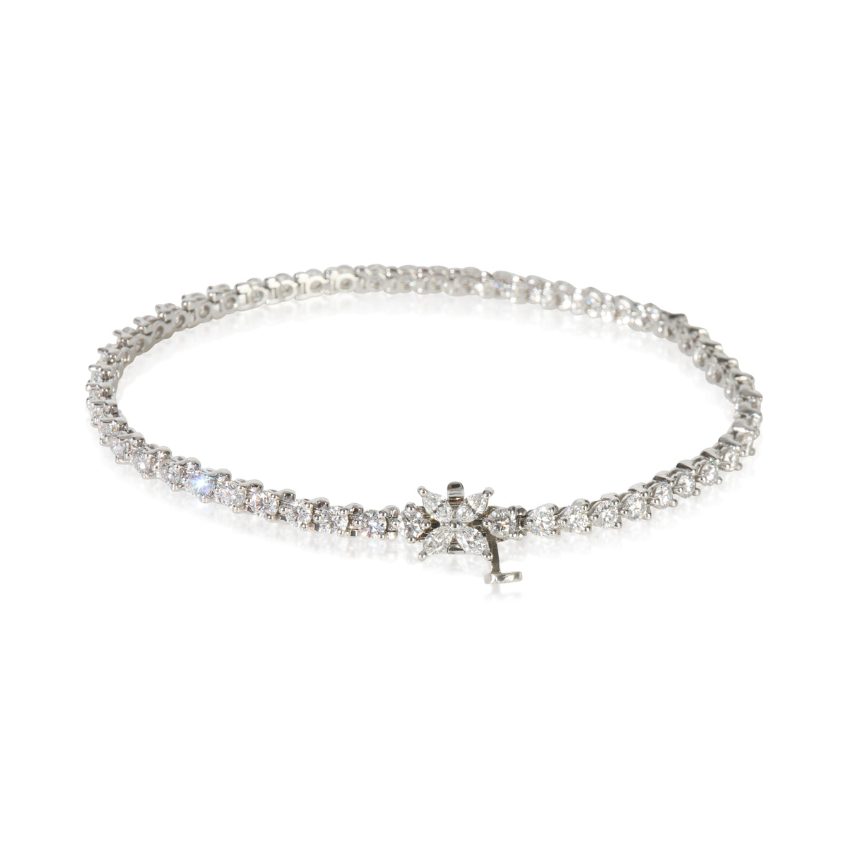 Platinum Diamond Victoria Tennis Bracelet