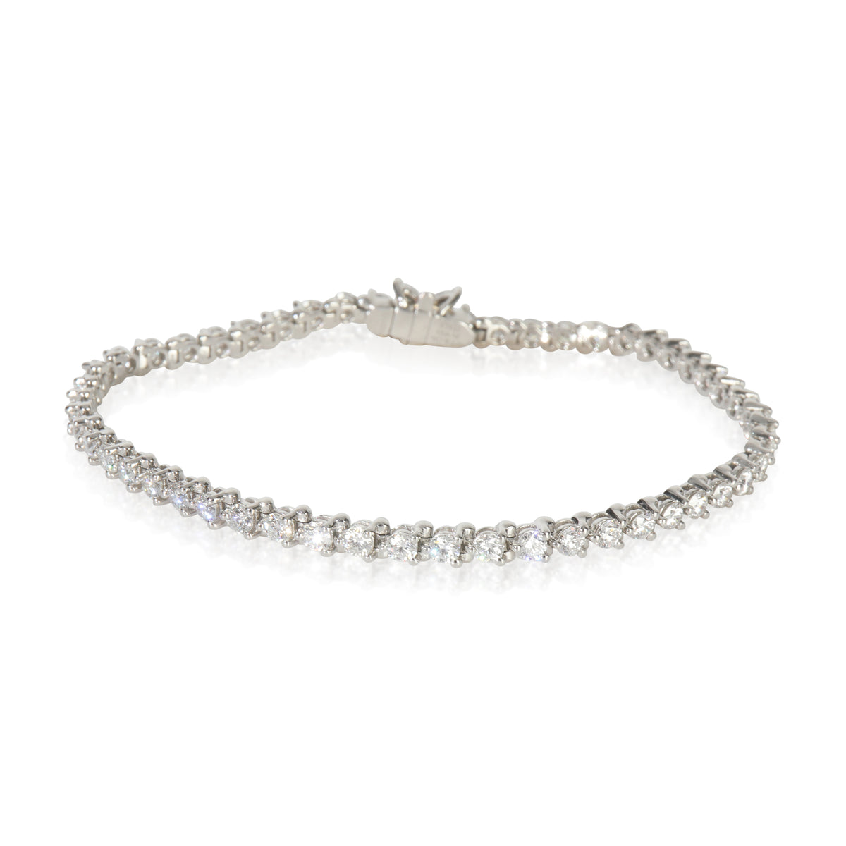 Platinum Diamond Victoria Tennis Bracelet