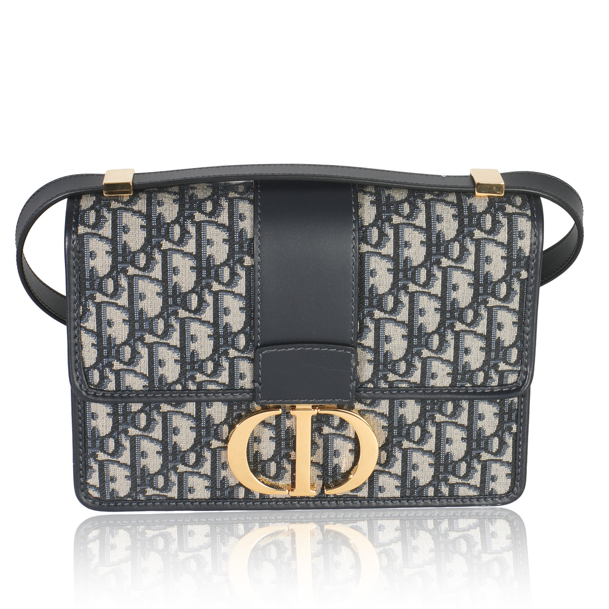 Blue Oblique Jacquard 30 Montaigne Bag