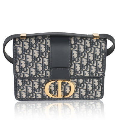 Blue Oblique Jacquard 30 Montaigne Bag