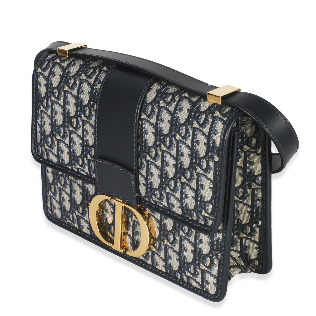 Blue Oblique Jacquard 30 Montaigne Bag