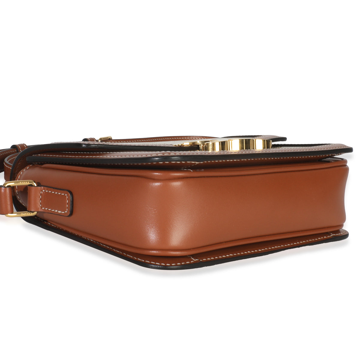 White Calfskin Triomphe Canvas Teen Triomphe