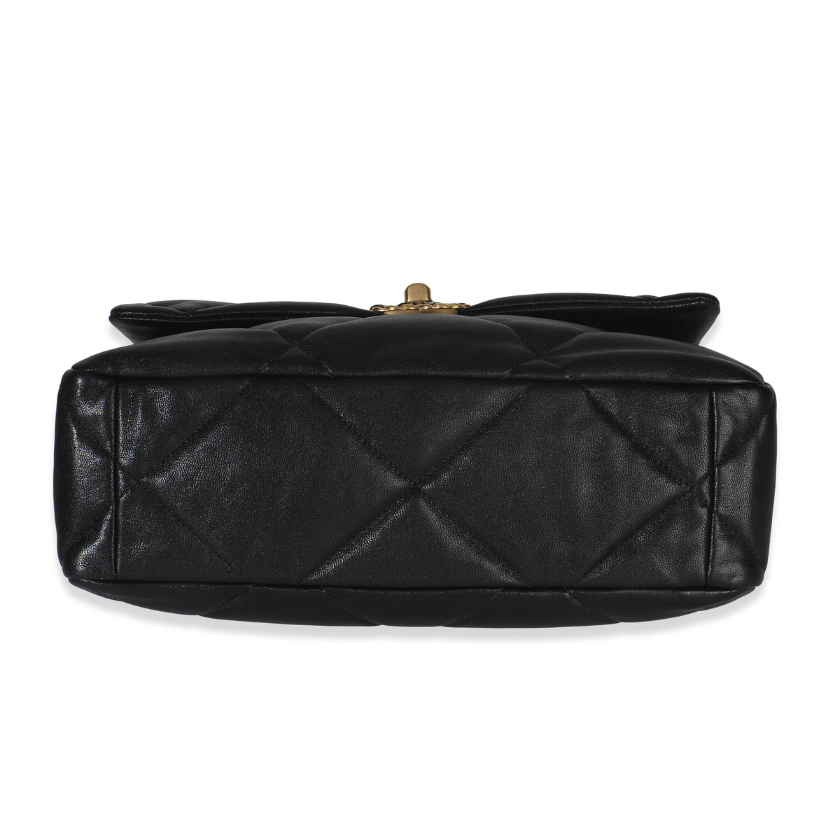20A Black Quilted Lambskin Large Chanel 19 Flap Bag