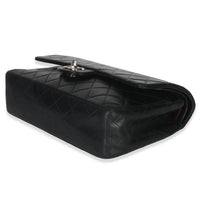 Vintage Black Quilted Lambskin Medium Classic Double Flap Bag