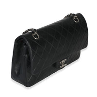 Vintage Black Quilted Lambskin Medium Classic Double Flap Bag