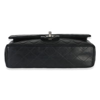 Vintage Black Quilted Lambskin Medium Classic Double Flap Bag