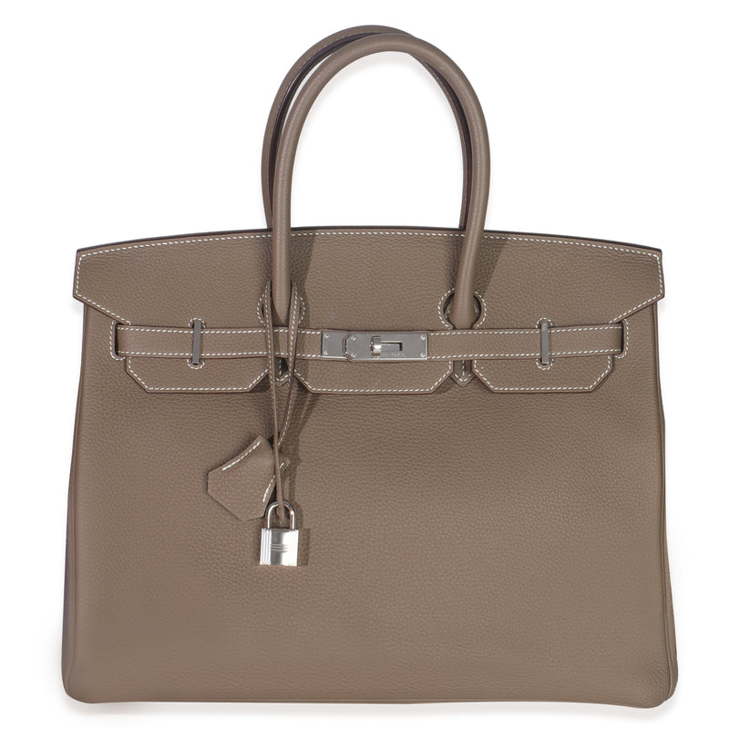 Etoupe Togo Birkin 35 PHW