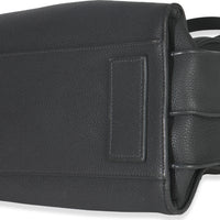 Grey Grained Calfskin Small Souple Sac De Jour