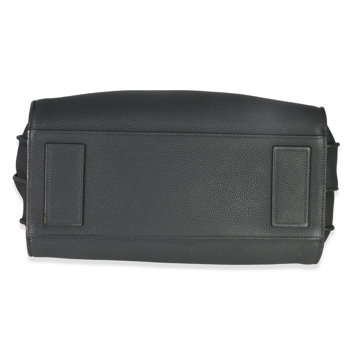 Grey Grained Calfskin Small Souple Sac De Jour