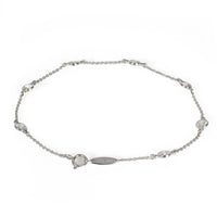 Platinum Diamond Elsa Peretti Diamond By The Yard Bracelet