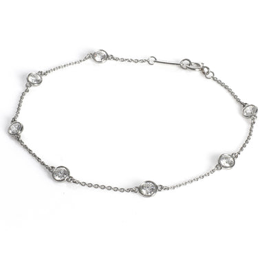 Platinum Diamond Elsa Peretti Diamond By The Yard Bracelet
