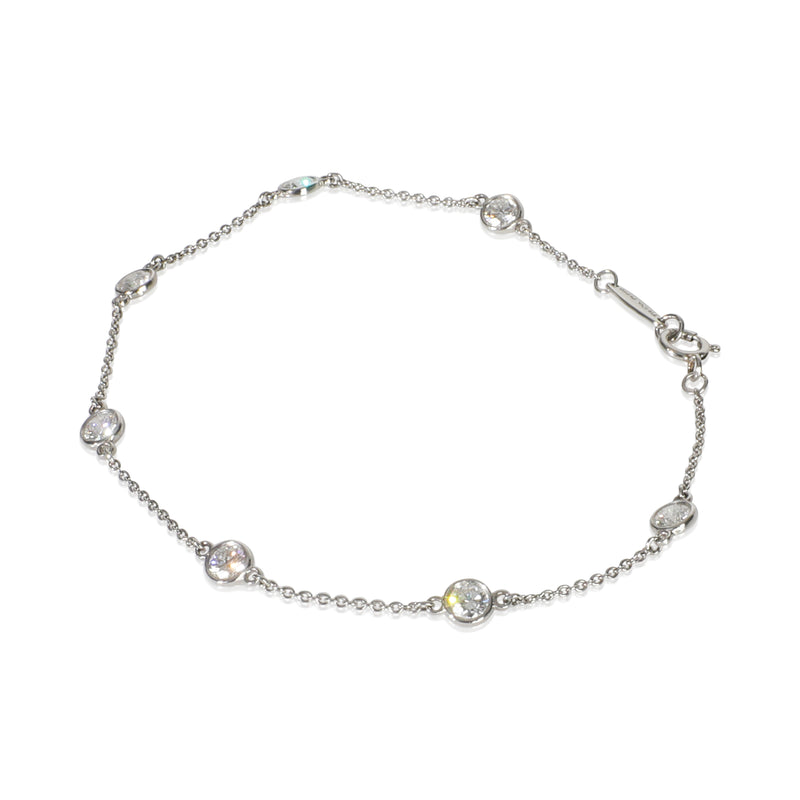 Platinum Diamond Elsa Peretti Diamond By The Yard Bracelet