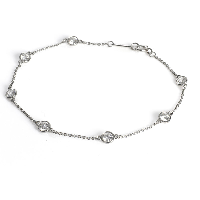 Platinum Diamond Elsa Peretti Diamond By The Yard Bracelet