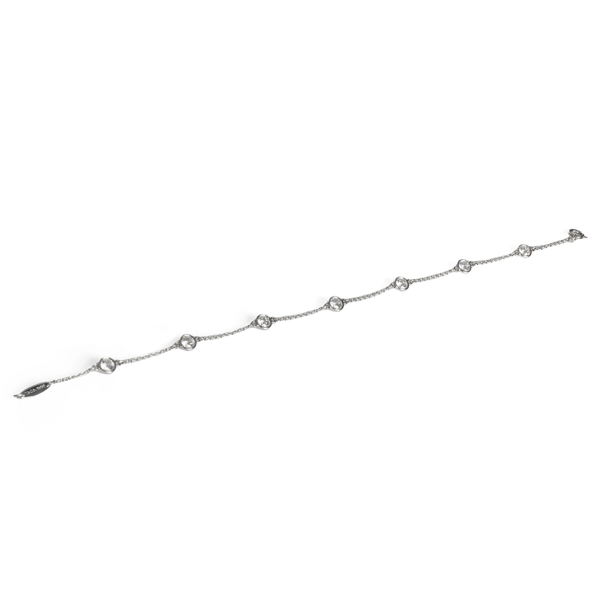 Platinum Diamond Elsa Peretti Diamond By The Yard Bracelet