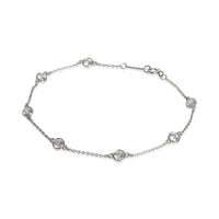 Platinum Diamond Elsa Peretti Diamond By The Yard Bracelet