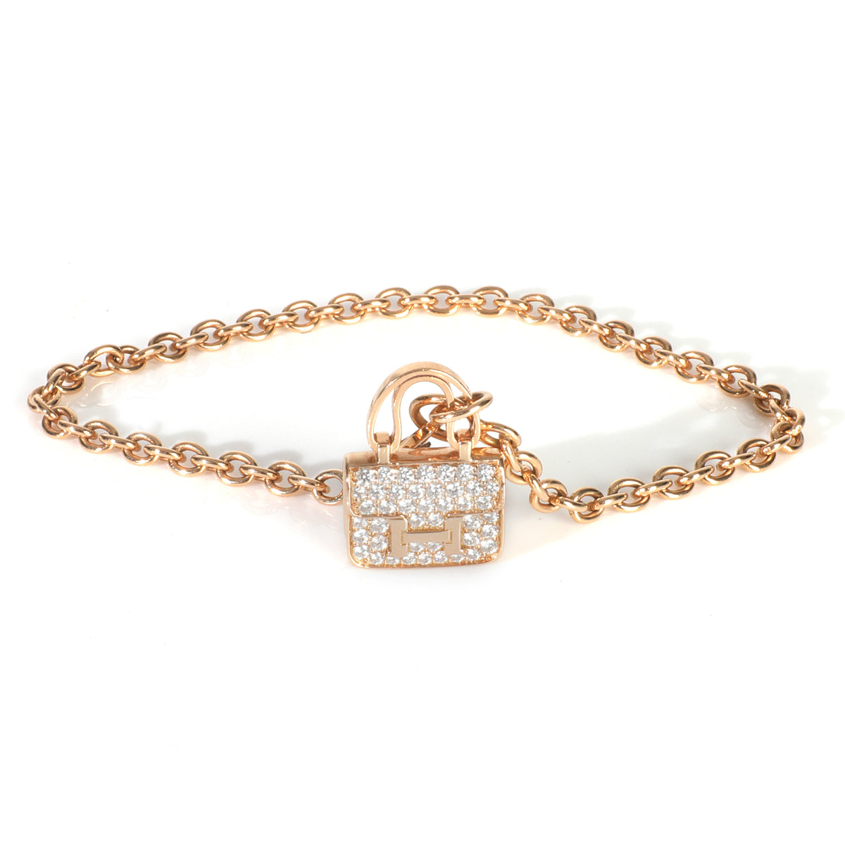 Rose Gold Diamond Amulettes Collection Constance Bracelet