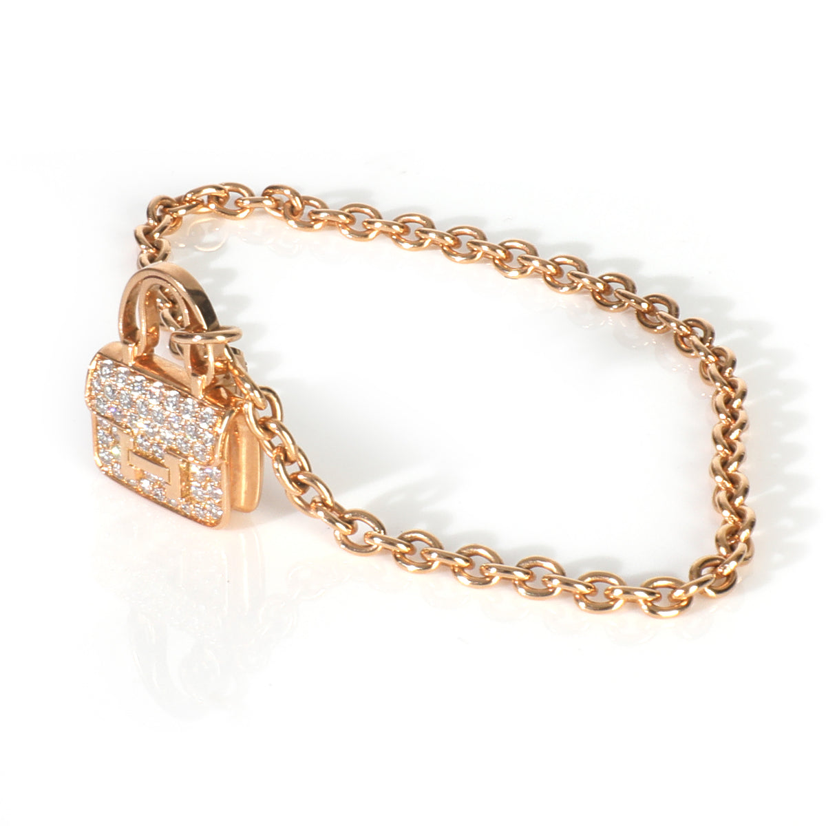 Rose Gold Diamond Amulettes Collection Constance Bracelet