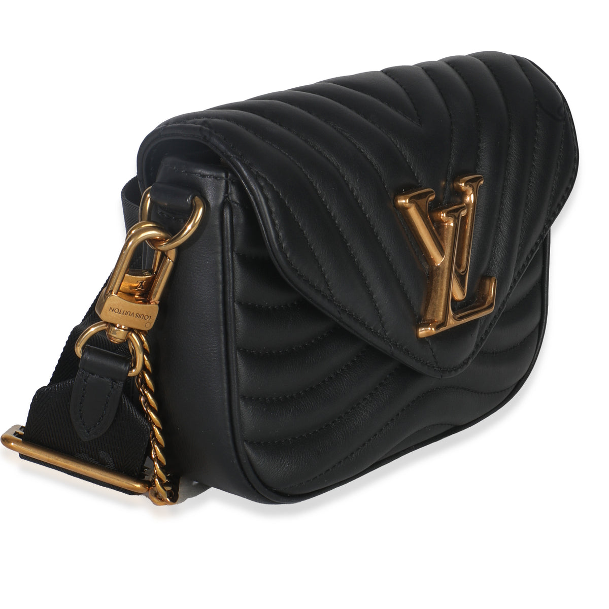Black Calfskin New Wave Multi Pochette