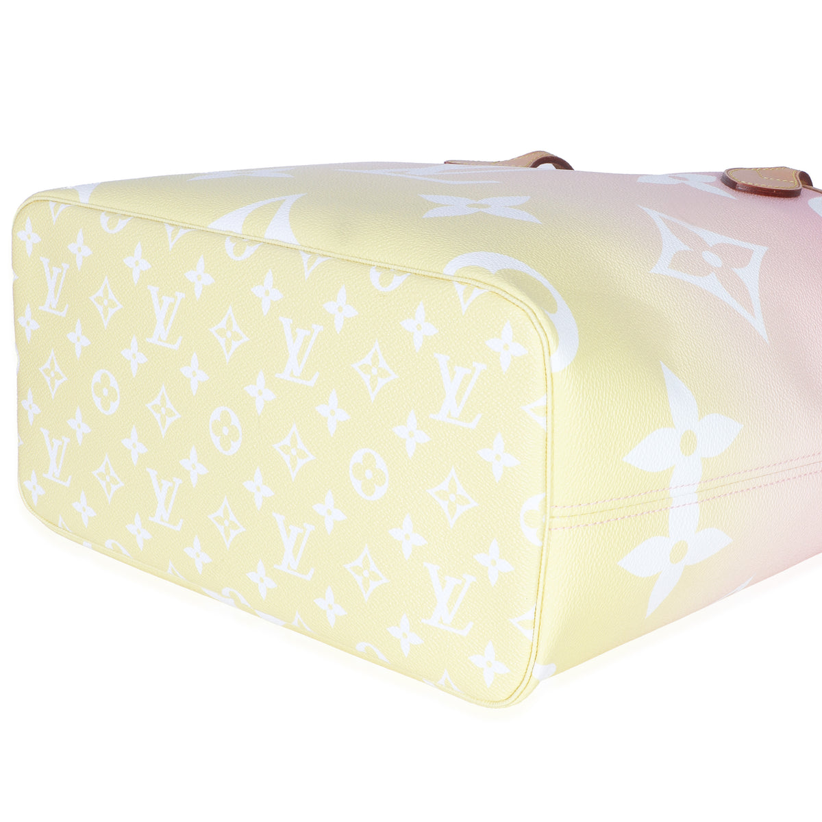 Light Pink Monogram Giant Canvas By The Pool Neverfull MM