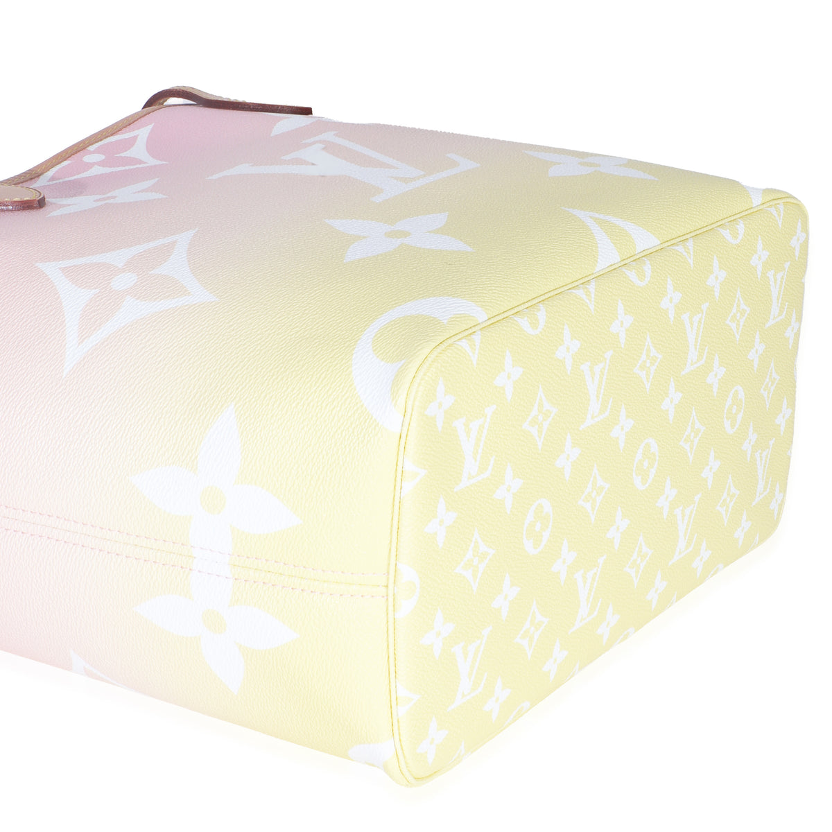 Light Pink Monogram Giant Canvas By The Pool Neverfull MM