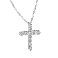Platinum Diamond Cross Pendant
