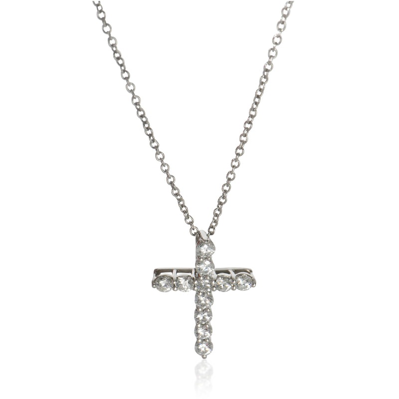 Platinum Diamond Cross Pendant