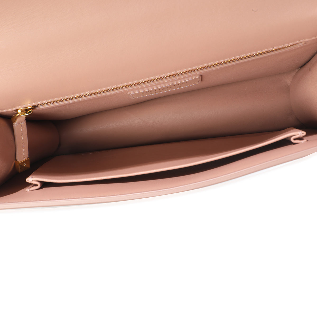 Beige Smooth Box Calfskin 30 Montaigne Flap Bag