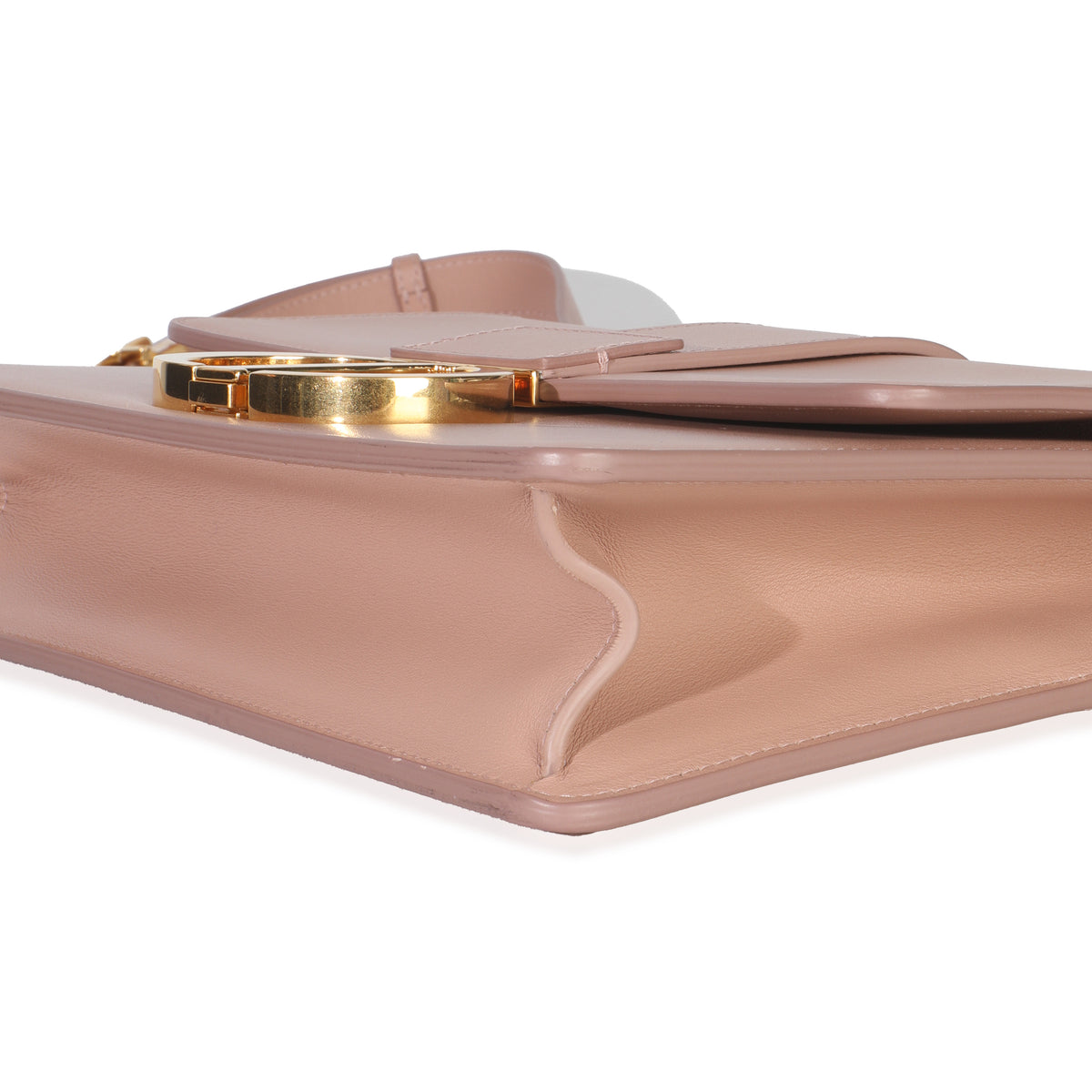 Beige Smooth Box Calfskin 30 Montaigne Flap Bag