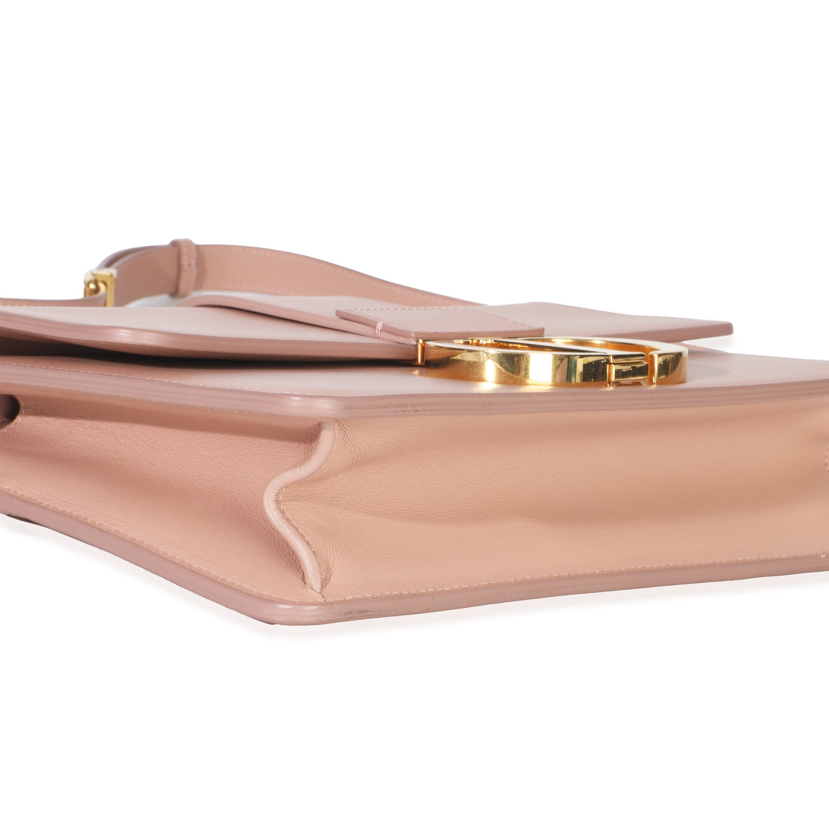 Beige Smooth Box Calfskin 30 Montaigne Flap Bag