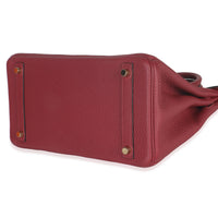 Rouge Grenat Togo Birkin 30 GHW
