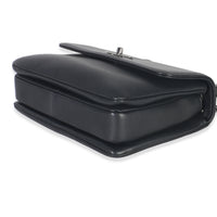 Black Calfskin Smooth Small Trendy CC Flap Bag