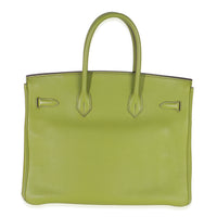 Vert Anis Togo Birkin 35 PHW