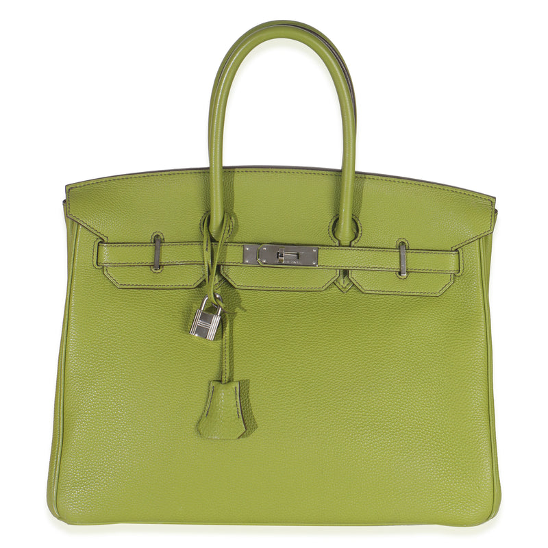 Vert Anis Togo Birkin 35 PHW