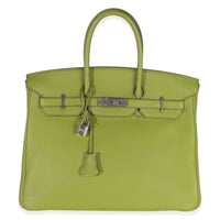 Vert Anis Togo Birkin 35 PHW