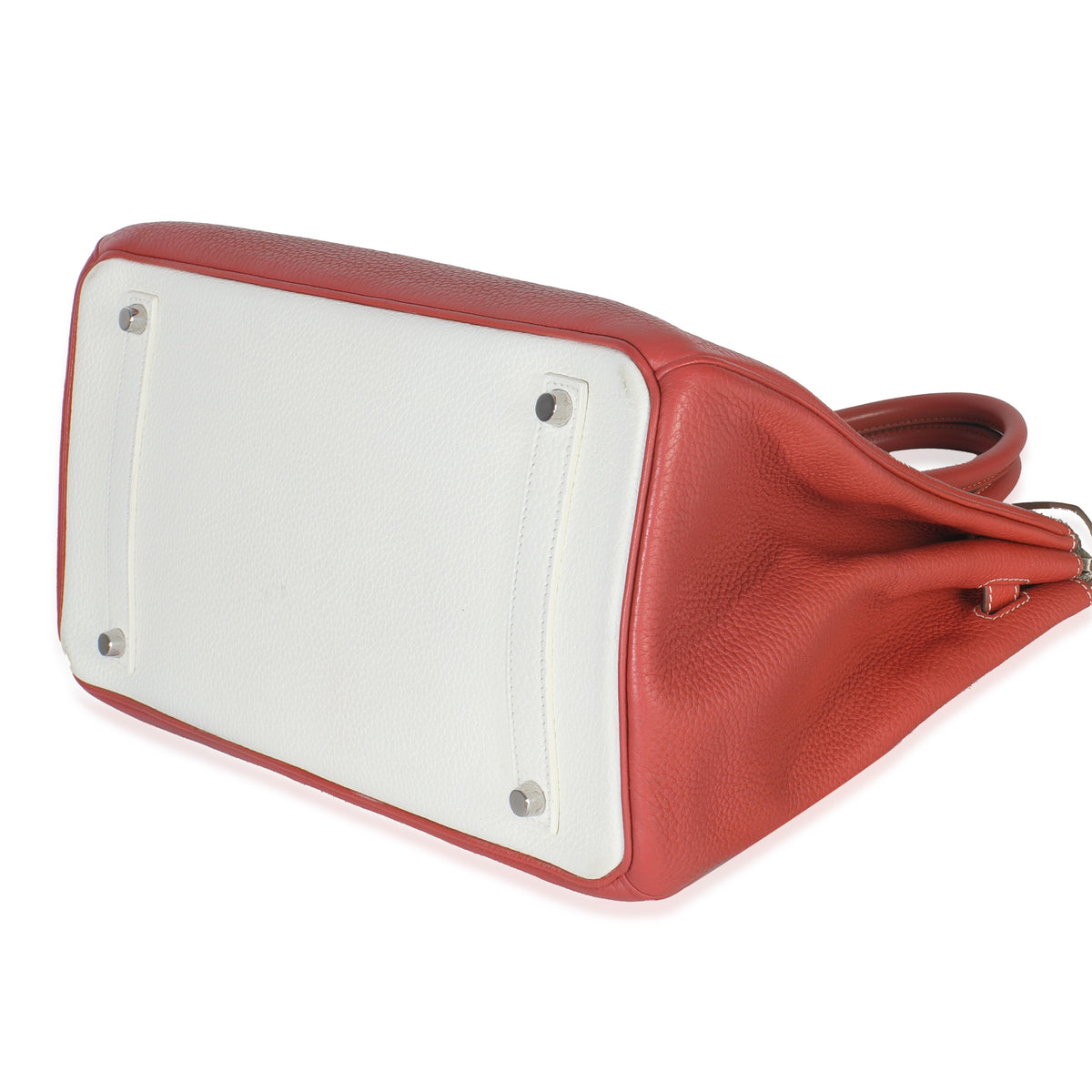 Sanguine White Clemence Verso Birkin 35 PHW