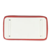 Sanguine White Clemence Verso Birkin 35 PHW