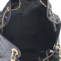 Black Quilted Caviar Medium Chanel 25 Hobo