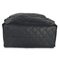 Black Quilted Caviar Medium Chanel 25 Hobo Handbag