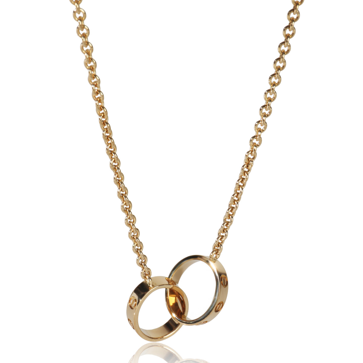 Yellow Gold  Love Necklace