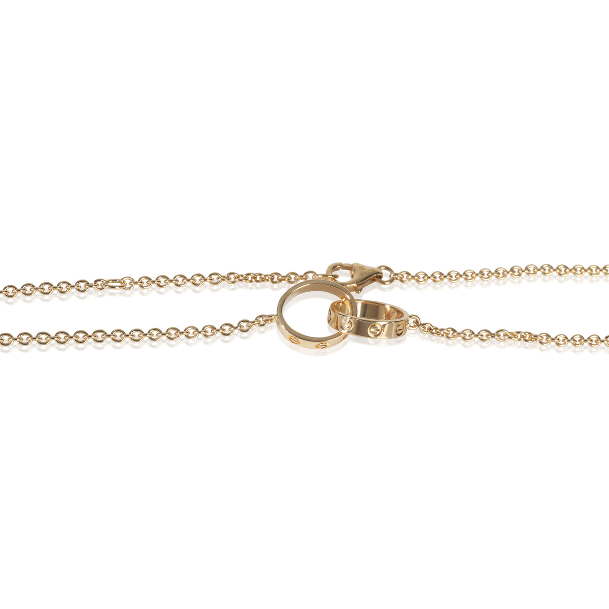 Yellow Gold  Love Necklace