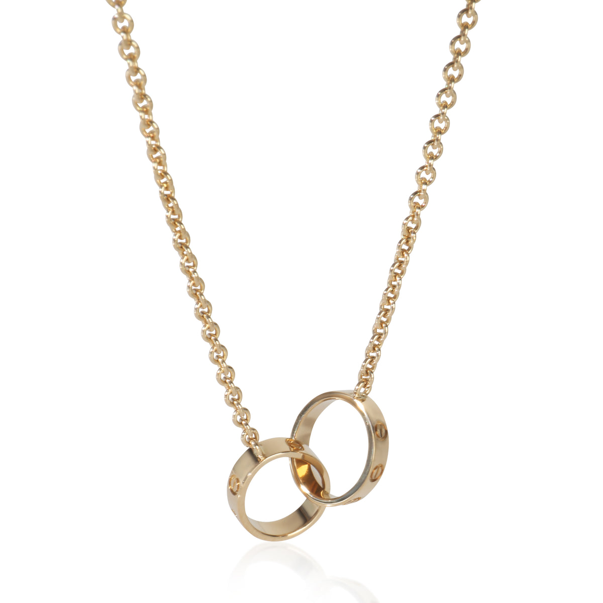 Yellow Gold  Love Necklace