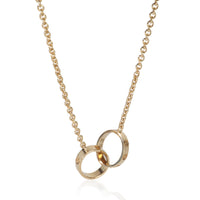 Yellow Gold  Love Necklace