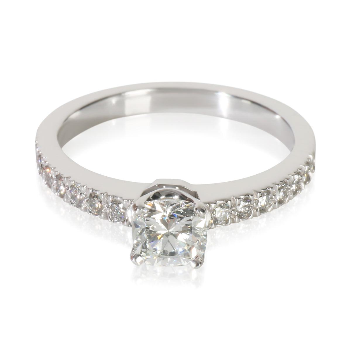 0.41 ct Cushion Diamond Cushion Novo Engagement Ring