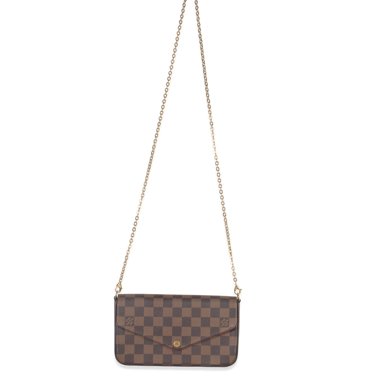 Damier Ebene Canvas Felicie Pochette