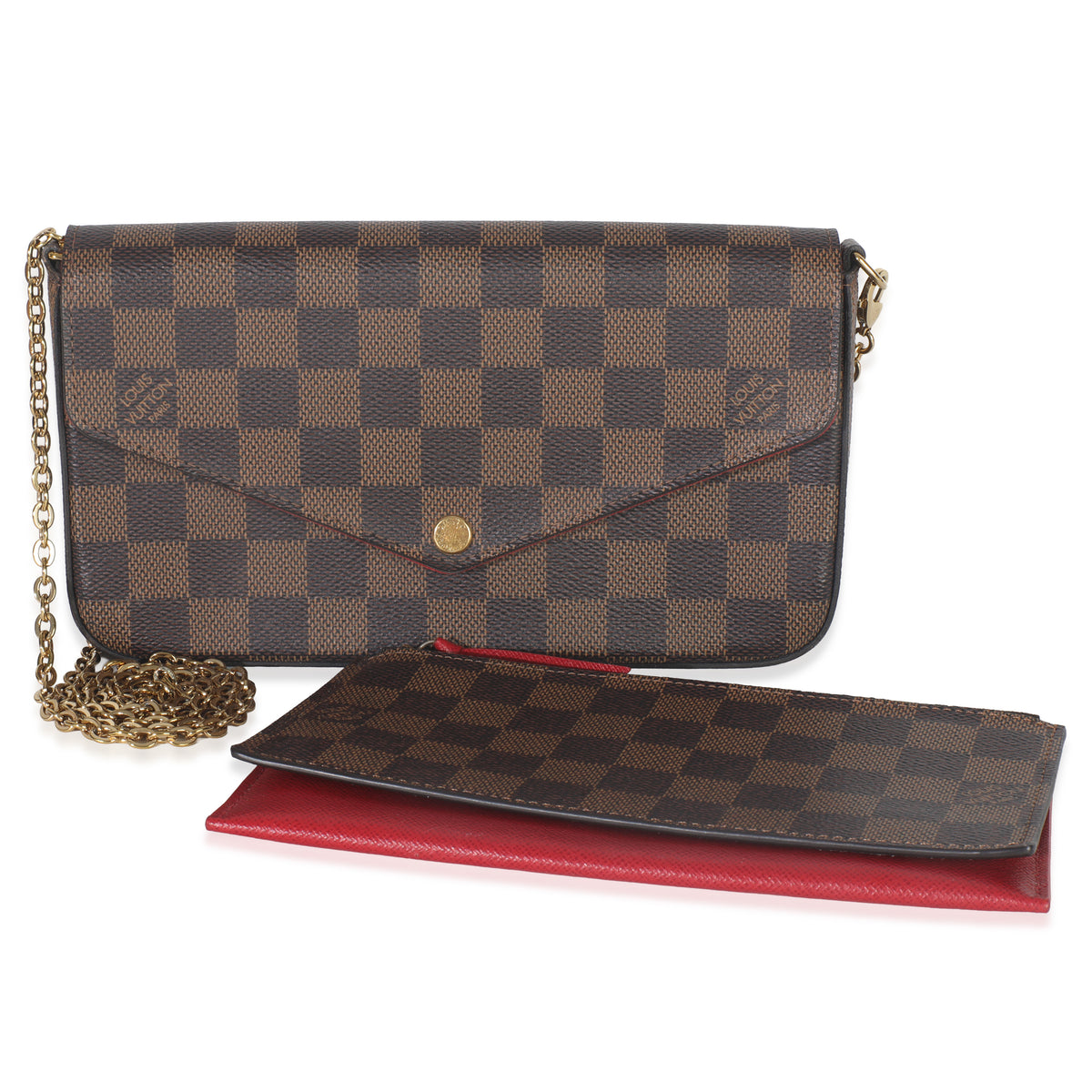 Damier Ebene Canvas Felicie Pochette